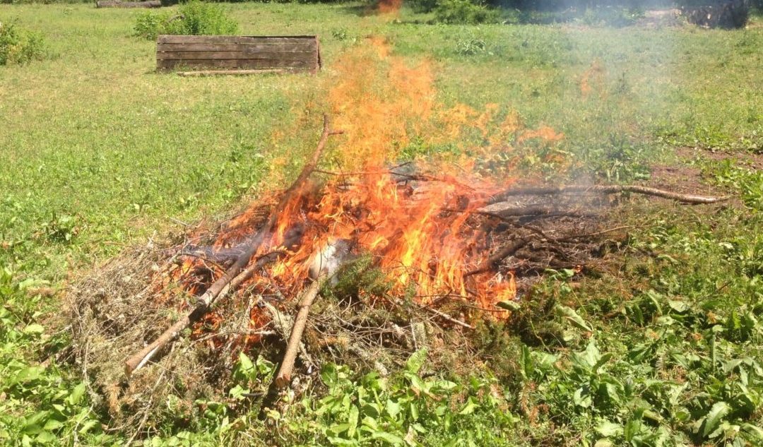 Outdoor Pile Burning