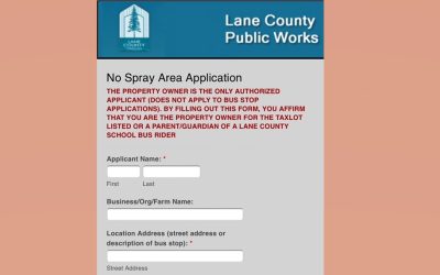 Lane County No Spray Program