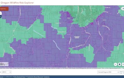 Oregon Wildfire Risk Map